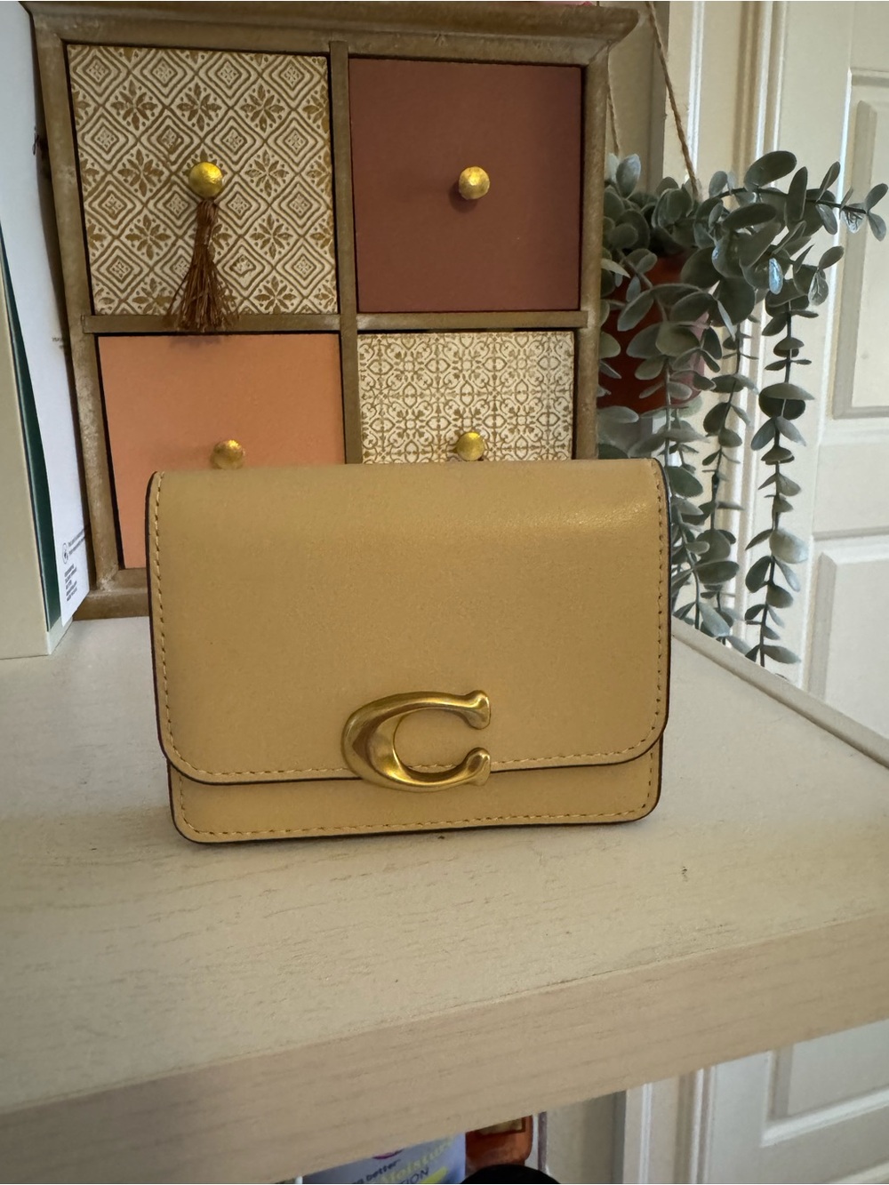 Coach Bandit Card Holder - Chalk
